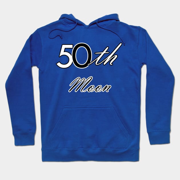 50th moon Hoodie by sarahnash